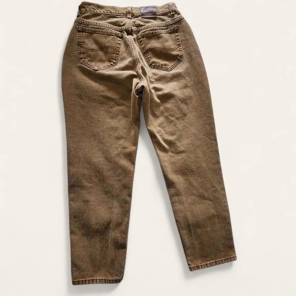 Lee Riveted Collection Vintage Tan‎ Jeans | Women’s 12P | 100% Cotton - Picture 8 of 11